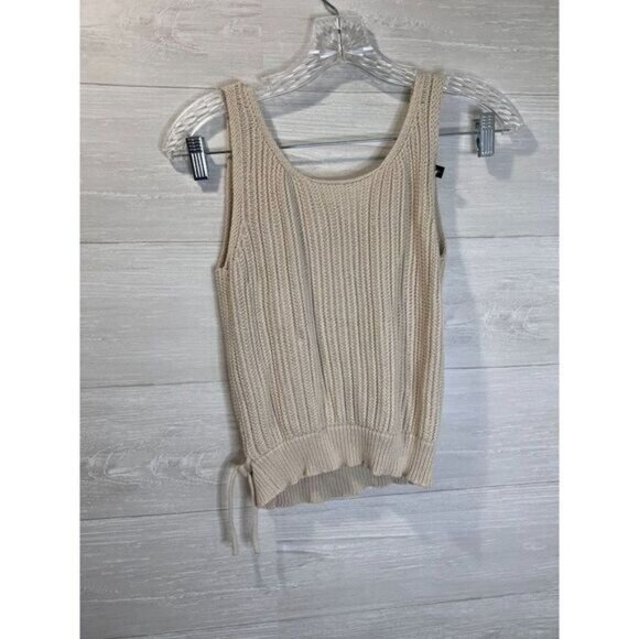 Moon & Madison‎ Women's Sleeveless Faux Wrap Knit Tank Top - Picture 4 of 7